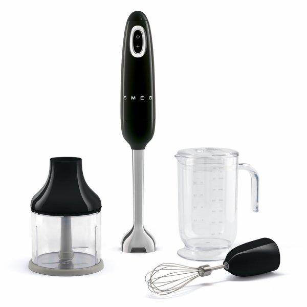Smeg HBF03BLEU blender Immersion blender 700 W Black, Stainless steel