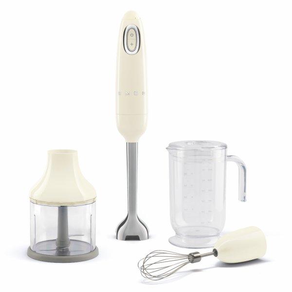 Smeg HBF03CREU blender Immersion blender 700 W Cream, Stainless steel