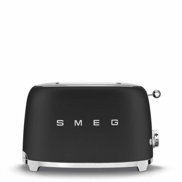 Smeg 50s Style TSF01BLMEU leivänpaahdin mattamusta