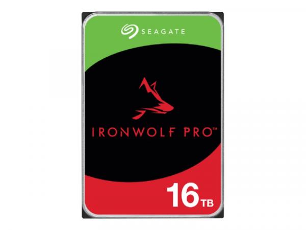 Seagate IronWolf Pro Harddisk ST16000NT001 16TB 3.5 SATA-600 7200rpm - FACTORY REFURBISHED - Tehdaskunnostettu, 1 vuoden takuu