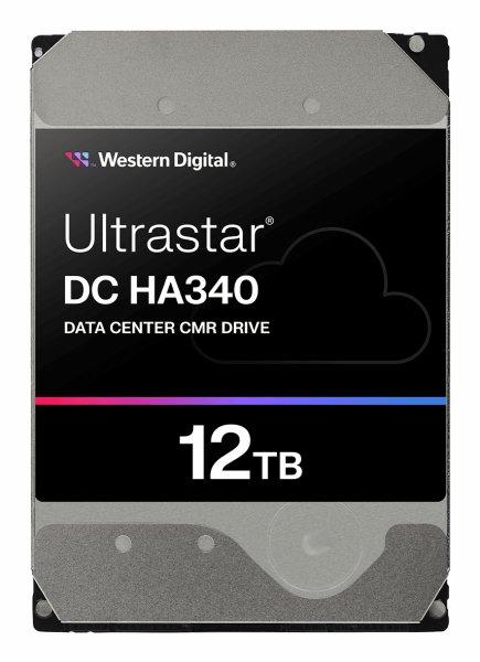 WD Ultrastar DC HA340 WUS721212BLE6L4 - Kiintolevyasema - datakeskus - 12TB - sisäinen - 3.5 - SATA 6Gb/s - 7200 kierrosta/min - puskuri 512 Mt