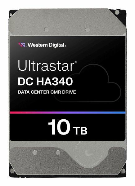 WD Ultrastar DC HA340 WUS721210BLE6L4 - Kiintolevyasema - datakeskus - 10TB - sisäinen - 3.5 - SATA 6Gb/s - 7200 kierrosta/min - puskuri 512 Mt