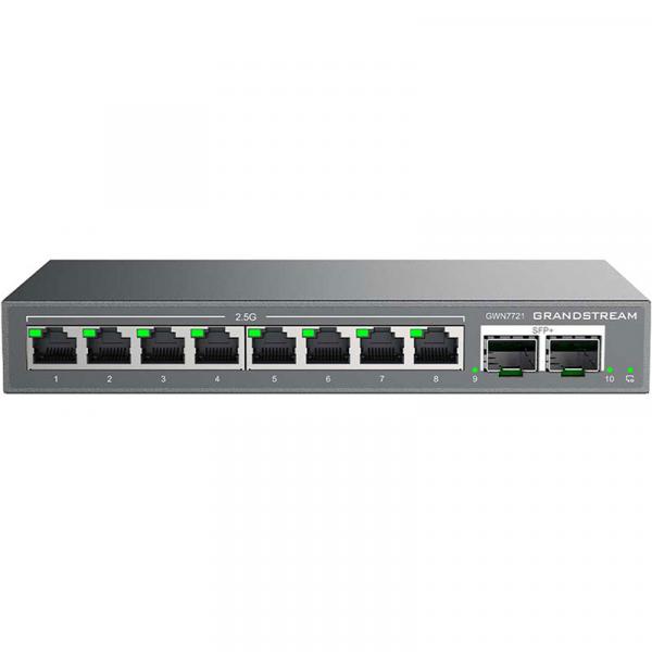 Grandstream GWN7721 L2 Lite managed switch, 8x 2.5GbE RJ45, 2x 10G SFP+