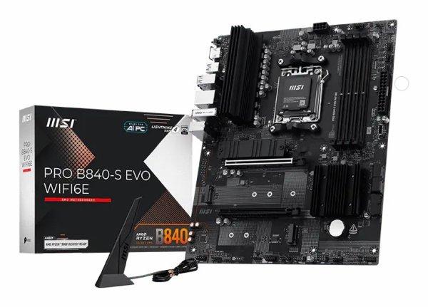 MSI PRO B840-S EVO WIFI6E - motherboard - ATX - Socket AM5 - AMD B840
