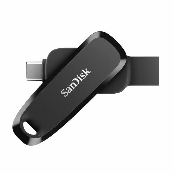 SanDisk Phone - USB Flash-asema - 256 Gt - USB 3.2 Gen 1 / USB-C - musta