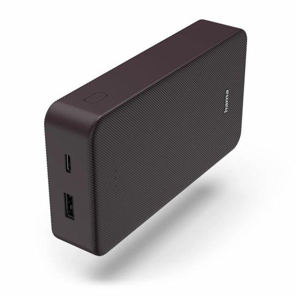 HAMA Powerbank Colour 20 20000mAh USB-C+USB-A Plum