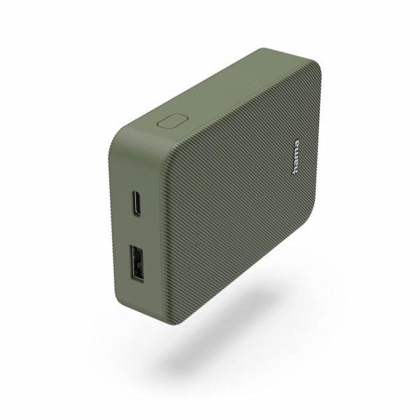 HAMA Powerbank Colour 10 10000mAh USB-C+USB-A Green