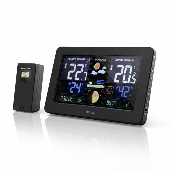 HAMA Weather Station Premium Colour with USB-charging