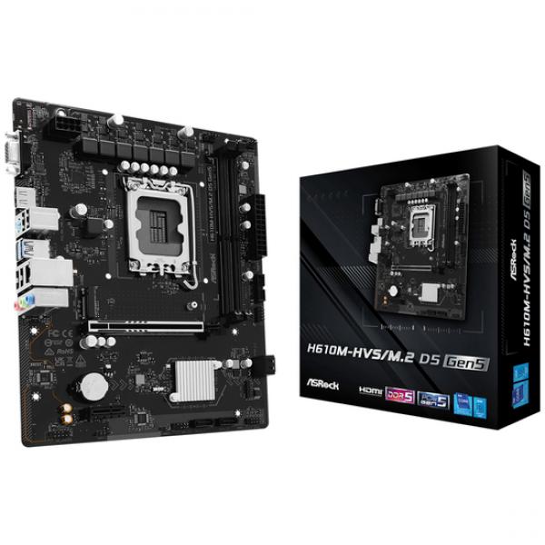 ASROCK H610M-HVS/M.2 D5 GEN5 S1700 mATX Intel H610 2xDDR5 retail