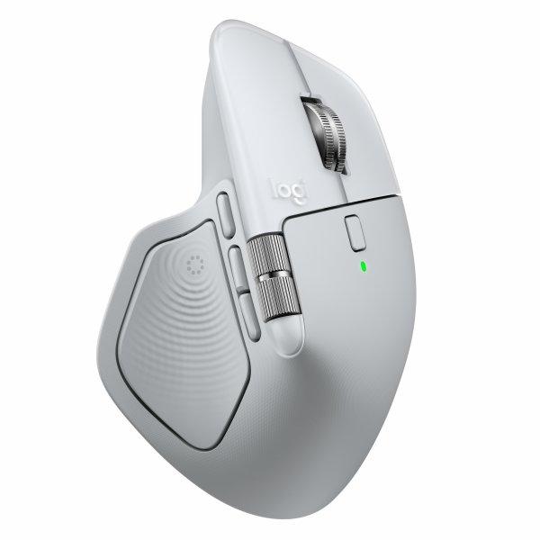 Logitech MX Master 4 MAC:lle - Ergonominen hiiri - Optinen - 9 painiketta - Valkoinen