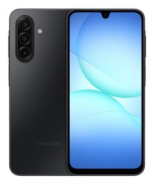 Samsung Galaxy A17 5G - Enterprise Edition - 5G älypuhelin - Kaksois-SIM - RAM 4 Gt / sisäinen muisti 128 Gt - microSD slot - OLED display - 6.7 - 2340 x 1080 pikseliä - (90 Hz) - 3 takakameraa 50 megapikseliä, 5 MP, 2 MP - front camera 13 MP - must