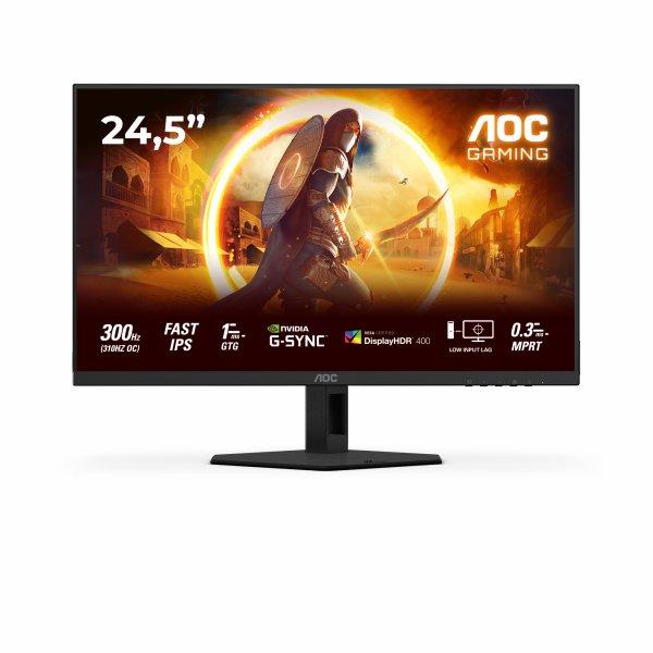 AOC 25G4SRE, 25 Zoll Full-HD Gaming Monitor, 300Hz, IPS, G-SYNC Compatible