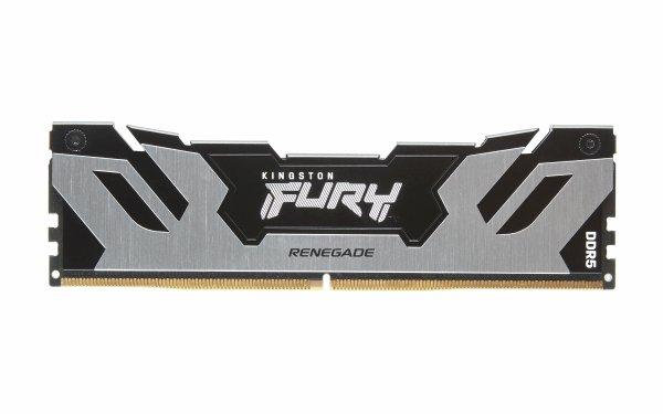 Kingston FURY Renegade - DDR5 - moduuli - 24 Gt - DIMM 288 nastaa - 8000 MT/s / PC5-64000 - CL38 - 1.4 V - puskuroimaton - on-die ECC - musta ja hopea