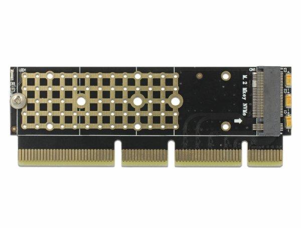 DeLOCK PCI Express x16 (x4 / x8) Card to 1 x NVMe M.2 Key M for Server Lagringskontrol