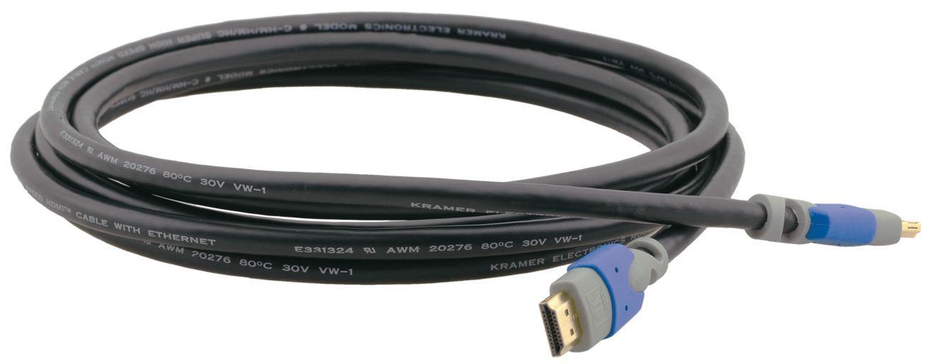 KRAMER C-HM/HM/PRO-6 HDMI HOME CINEMA (MALE - MALE) WITH ETHERNET CABLE (6039) 1.8M