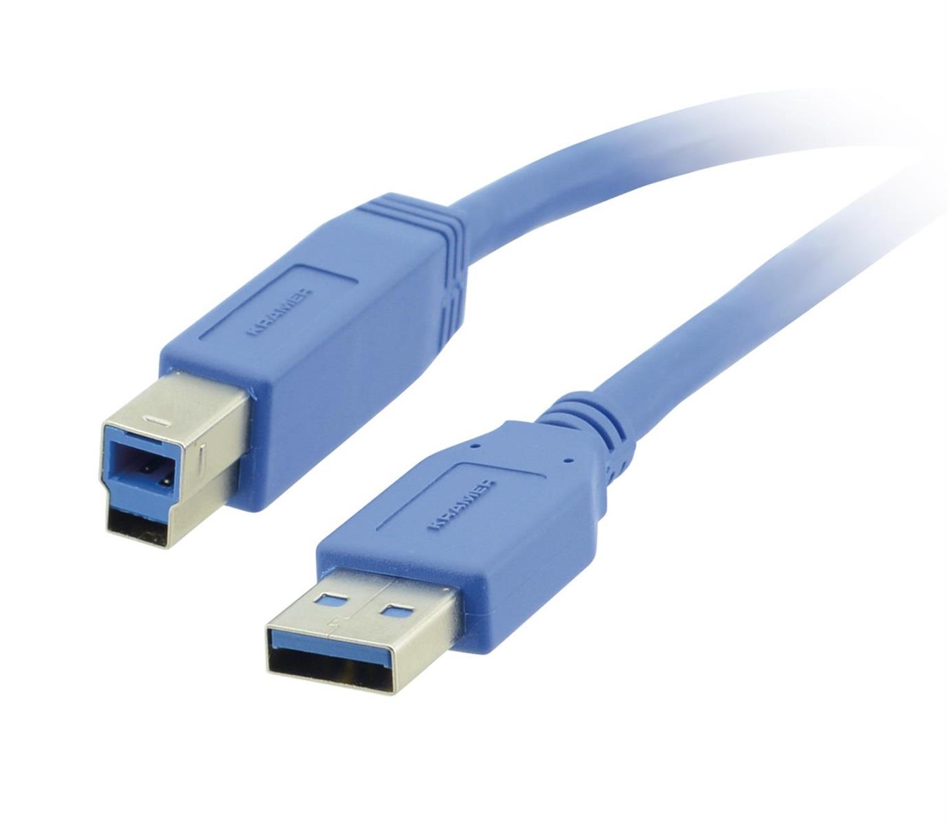 KRAMER C-USB3/AB-3 USB 3.0 A(M) TO B(M) CABLE-3FT 0.9M