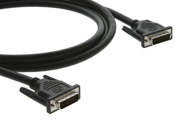 Kramer C-DM/DM DVI Dual Link Copper DVI-D - DVI-D Max 2560x1600 Svart 4,6m