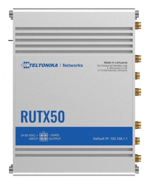 Teltonika Networks RUTX50 Industrial 5G Cellular UK PSU
