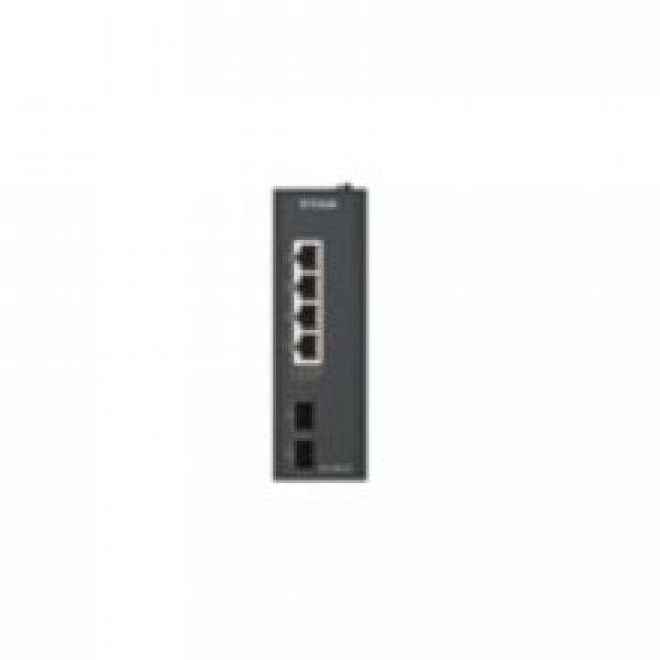D-Link 6-Port Gigabit Industrial Unmanaged Switch with 2 x SFP Ports
