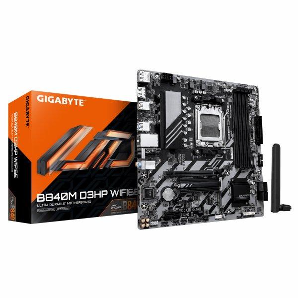 GIGABYTE Mainboard B840M D3HP WIFI6E - Micro ATX - Socket AM5 - AMD B840