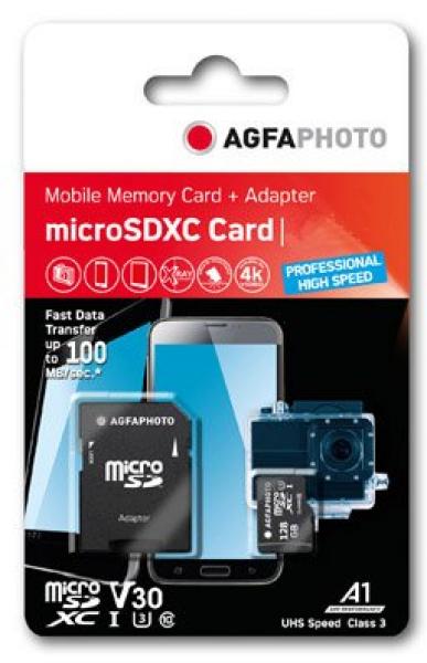 AgfaPhoto 10613 MicroSDXC 128GB 100 MB/s