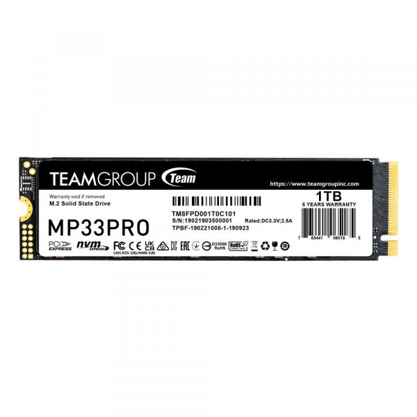Team Group SSD MP33 Pro 2TB M.2 PCI Express 3.0 x4 (NVMe)