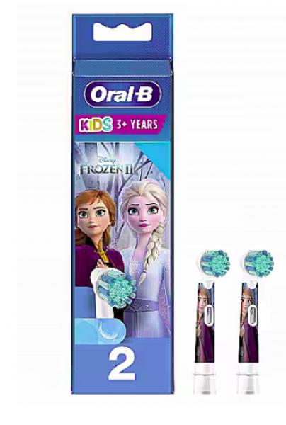 Oral-B Frozen II EB-10 2K -hammasharjapäät, lapsille, mukana 2 harjaspäätä