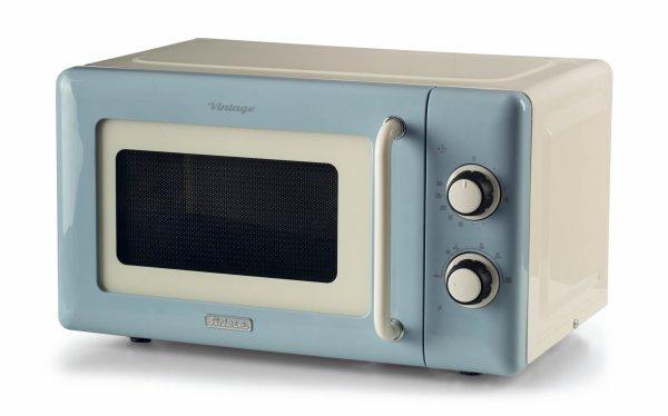Ariete Vintage -mikroaaltouuni light blue