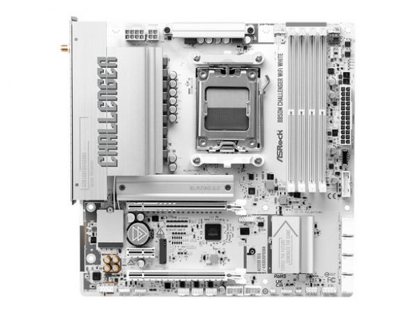 ASRock B850M Challenger WiFi White - motherboard - micro ATX - Socket AM5 - AMD B850