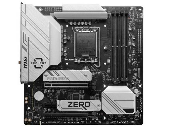 MSI Pro B760M Project Zero, Intel B760 Mainboard - Sockel 1700, DDR5, Back-Connect-Design