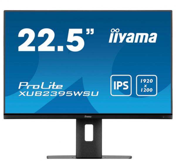 iiyama ProLite XUB2395WSU-B5 23" 1920 x 1200 (WUXGA) VGA (HD-15) HDMI DisplayPort 75Hz Pivot Skrm
