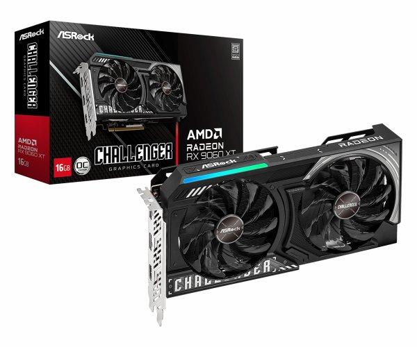 ASROCK Radeon RX 9060 XT CHALLENGER 16GB GDDR6 128bit 2DP/HDMI