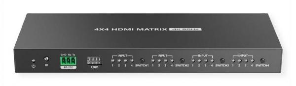 VALUE 4K HDMI Matrix Switch, 4 x 4, sis. kaukosäädin