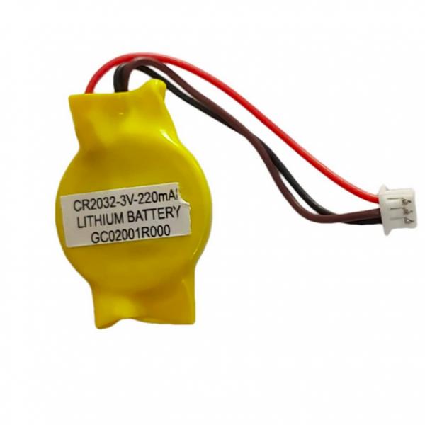 CMOS BIOS Battery CR2032 with plug for PC, 3V