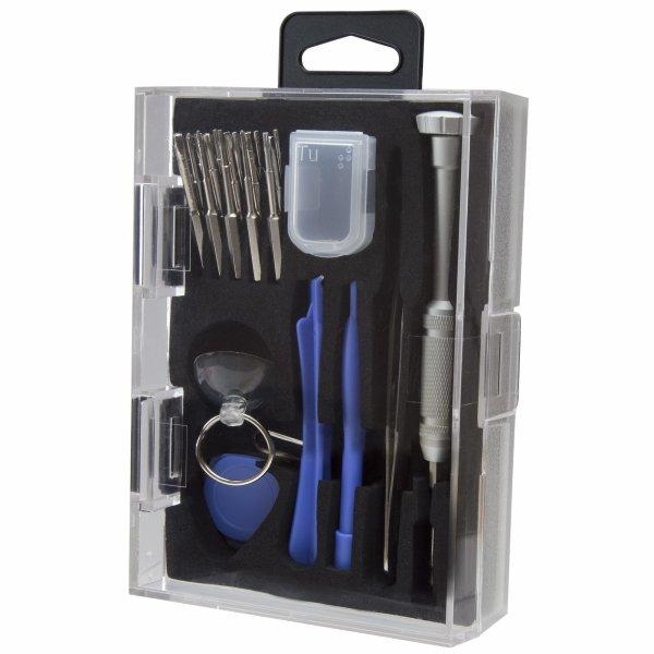 Startech Cell Phone Repair Kit - with Case - Multipurpose - Computer Tool Kit - Electronics Kit - PC Tool Kit (CTKRPR) - Cell phone repair tool set - 23 osat - sisässä (in) kotelo