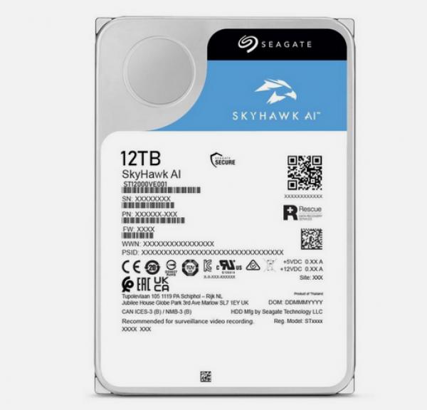 Seagate SKYHAWK AI 12TB 3.5IN 6GB/S REFURBISHED