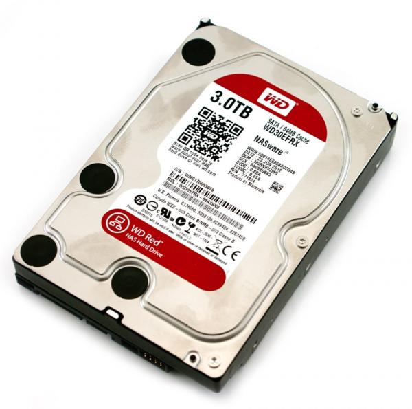 Western Digital RED 3TB WD30EFRX käytetty