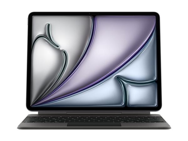 Apple Magic Keyboard - Näppäimistö- ja kalvokotelo - sekä kosketuslevy - Apple Smart connector - QWERTY - Ruotsi - musta malleihin 13-inch iPad Air (M2, M3, M4)