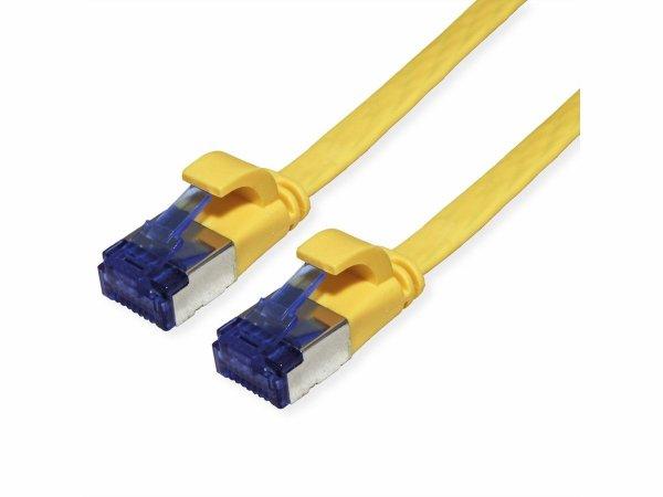 VALUE Patchkabel Cat.6A (Class EA) FTP, extra-flach, gelb, 3 m