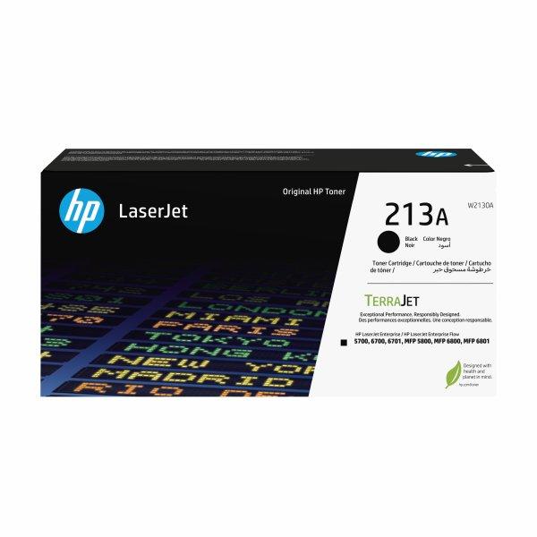 HP 213A - Musta - alkuperäinen - LaserJet - väriainekasetti (W2130A) malleihin Color LaserJet Enterprise 67XX, MFP 5800, LaserJet Enterprise Flow MFP 5800, MFP 6800