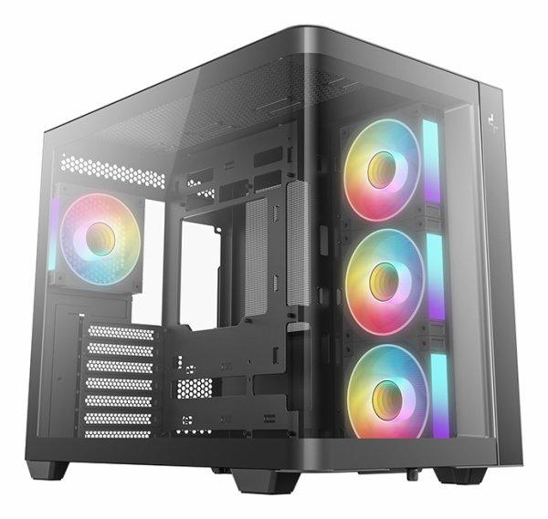 DeepCool CG530U 4F ATX Panoramaglas 4x ARGB black