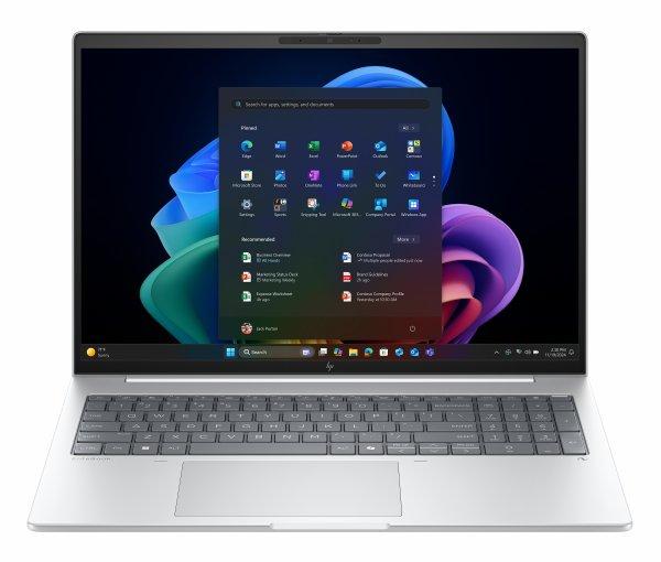 HP EliteBook 8 G1a Notebook Next Gen AI - Copilot+ PC - 169-asteinen saranasuunnittelu - AMD Ryzen AI 5 - 340 / jopa 4.8 GHz - Win 11 Pro - Radeon 840M - 24 Gt RAM - 512 GB SSD NVMe - 16 IPS 1920 x 1200 - Wi-Fi 7, Bluetooth - jäätikön hopeinen - kbd