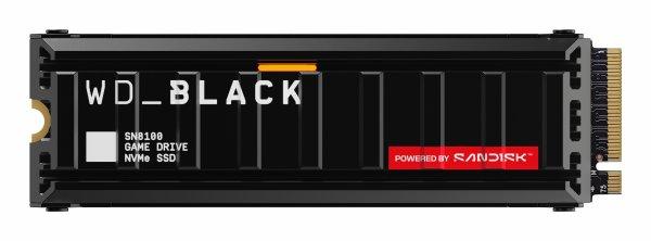 WDBLACK SN8100 WDS100T1XHM-00CMT0 - SSD - salattu - 1 Tt - sisäinen - M.2 2280 - PCI Express 5.0 x4 (NVMe) - TCG Opal Encryption 2.02 - integroitu lämpölevy
