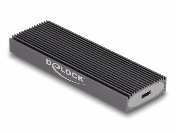 DeLOCK Ekstern Lagringspakning USB-C 3.1 (Gen 2) M.2 Card (PCIe NVMe SATA) / SATA SSD
