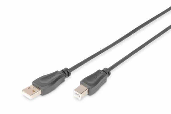 DIGITUS USB 2.0 CONNECTION CABLE, TYPE A - B