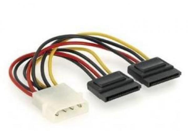 Gembird Molex - 2 x SATA / Serial ATA 15 cm power cable