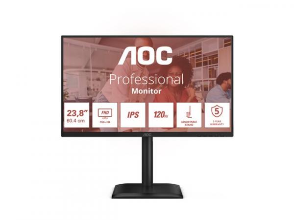 AOC 24E4U 24 IPS 1920 x 1080 (Full HD) DisplayPort HDMI 120 Hz