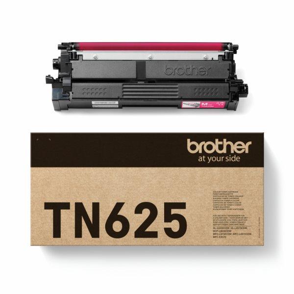 Brother TN625M - Magenta - alkuperäinen - laatikko - väriainekasetti malleihin Brother DCP-L8630CDW, HL-L8430CDW, HL-L8570CDW, MFC-L8730CDW, Workhorse MFC-L8970CDW