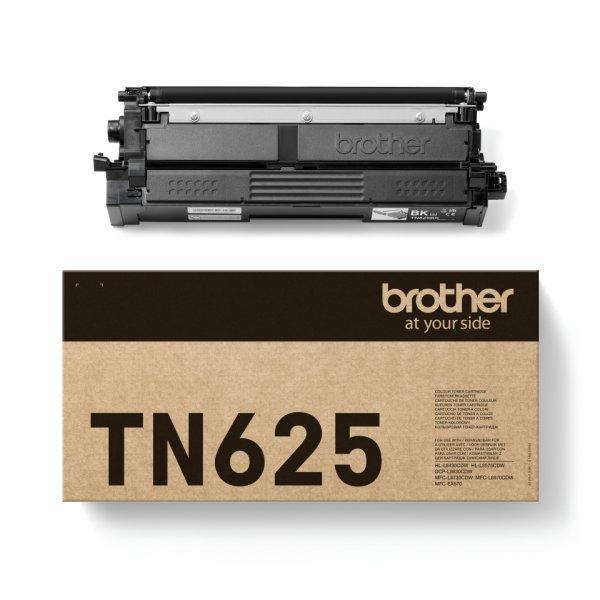 Brother TN625BK - Musta - alkuperäinen - laatikko - väriainekasetti malleihin Brother DCP-L8630CDW, HL-L8430CDW, HL-L8570CDW, MFC-L8730CDW, Workhorse MFC-L8970CDW
