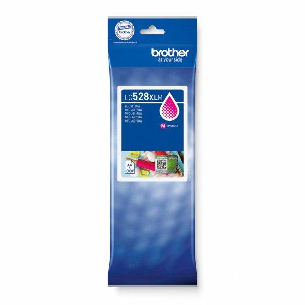 Brother LC528XLM - Tuottoisa - magenta - alkuperäinen - mustepatruuna malleihin Brother MFC-J3660, MFC-J3960, MFC-J6560, MFC-J6975, MFC-J6977, Business Smart MFC-J3960